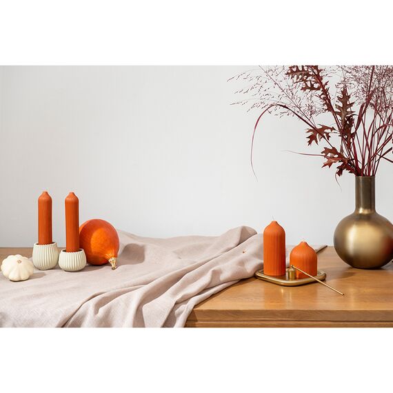 Подсвечник треугольный с титановым покрытием из коллекции Edge, 21х17 см, Tkano, изображение 7