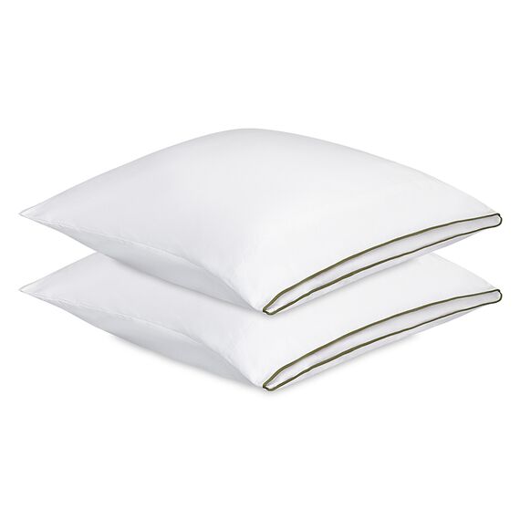 Набор наволочек из сатина из коллекции Meditation, olive, 70х70 см, Tkano