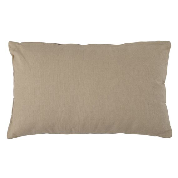 Подушка декоративная из хлопка бежевого цвета с авторским принтом из коллекции Freak Fruit, 30х50 см, изображение 3