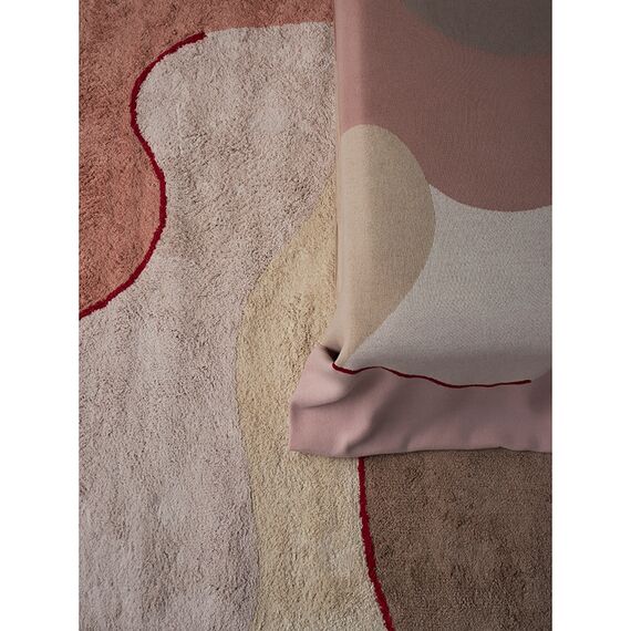 Плед из хлопка с авторским принтом бежевого цвета из коллекции Freak Fruit, 130х180 см, Tkano, изображение 8