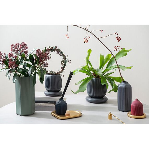 Подсвечник круглый с титановым покрытием из коллекции Edge, 12 см, Tkano, изображение 3