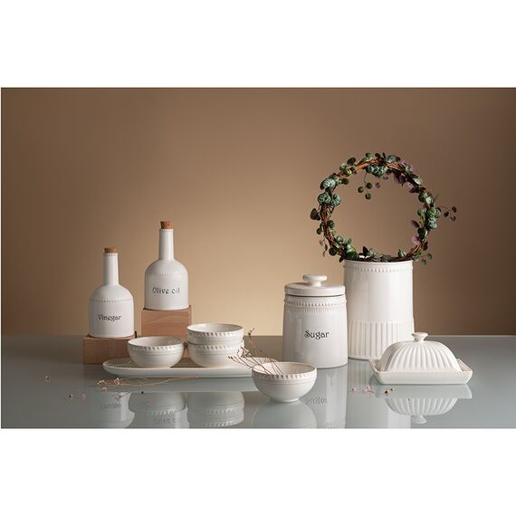 Овальное блюдо белого цвета из коллекции Kitchen Spirit, Tkano, изображение 2