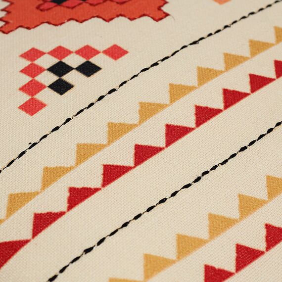 Подушка декоративная по мотивам башкирских орнаментов из коллекции Cultural Heritage, 45х45 см, Tkano, изображение 12