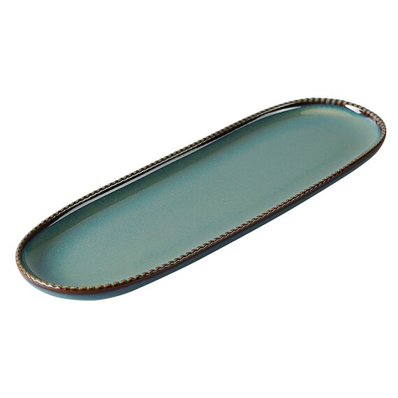 Овальное блюдо темно-серого цвета из коллекции Kitchen Spirit, Tkano