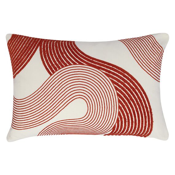 Подушка декоративная Feather lines из коллекции Ethnic, 30x45, Tkano