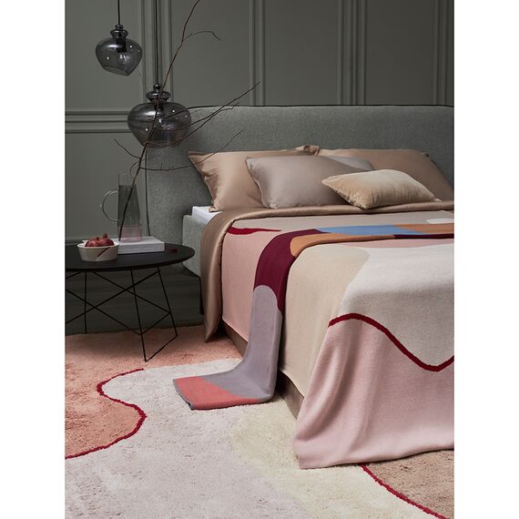 Плед из хлопка с авторским принтом из коллекции Freak Fruit, 130х180 см, изображение 6