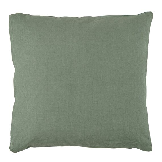 Подушка декоративная из хлопка мятного цвета с авторским принтом из коллекции Freak Fruit, 45х45 см, изображение 4