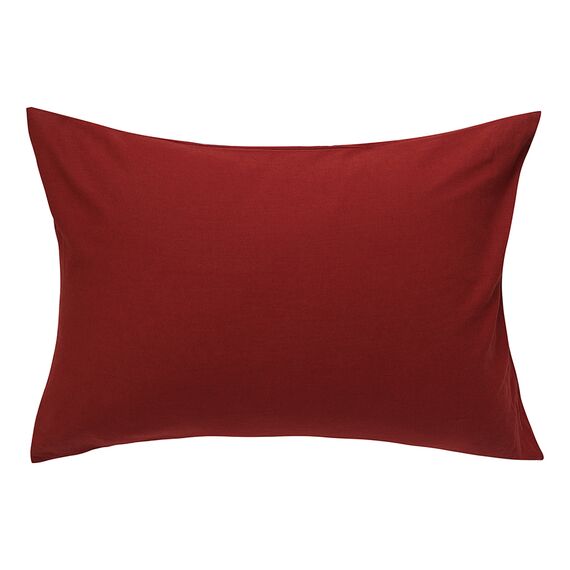 Набор наволочек изо льна и хлопка цвета копченой паприки из коллекции Essential, 50х70 см, Tkano, изображение 10