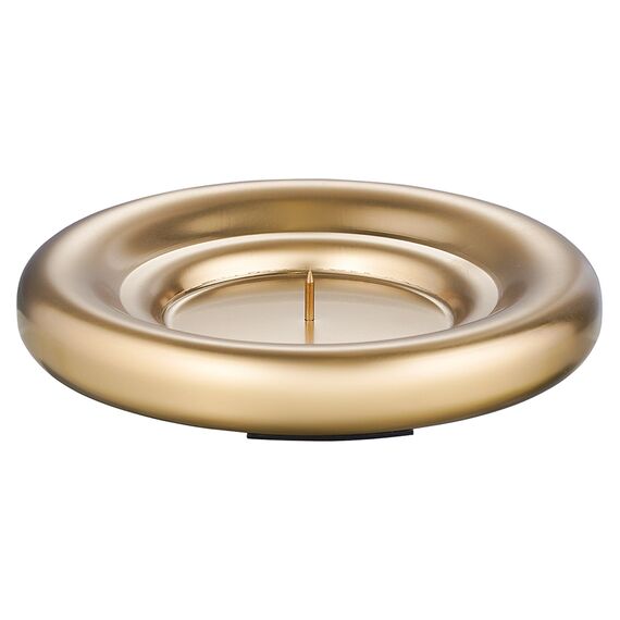 Подсвечник круглый с титановым покрытием из коллекции Edge, 12 см, Tkano, изображение 5