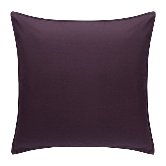 Набор наволочек из стираного перкаля сливового цвета из коллекции Essential, 70х70 см, Tkano, изображение 9