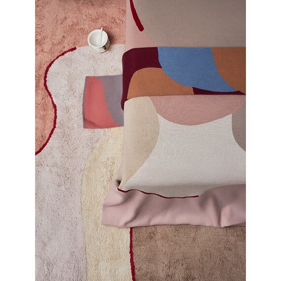 Плед из хлопка с авторским принтом из коллекции Freak Fruit, 130х180 см, изображение 7