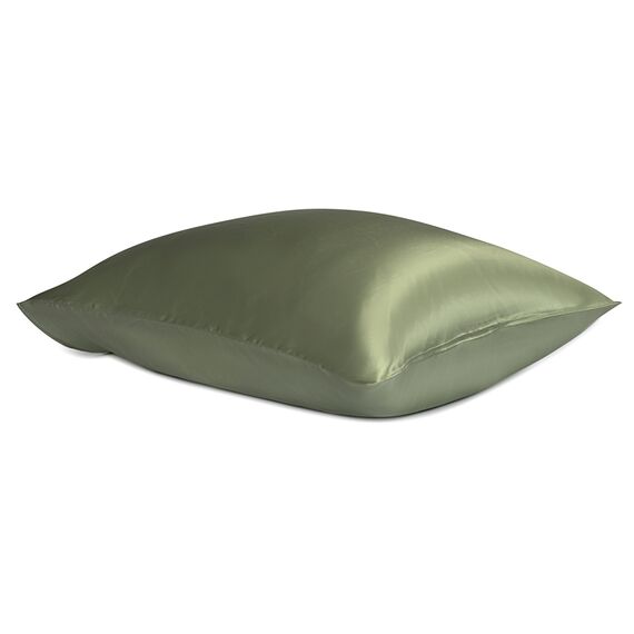 Наволочка из натурального шелка мятного цвета из коллекции Essential, 50х70 см, Tkano