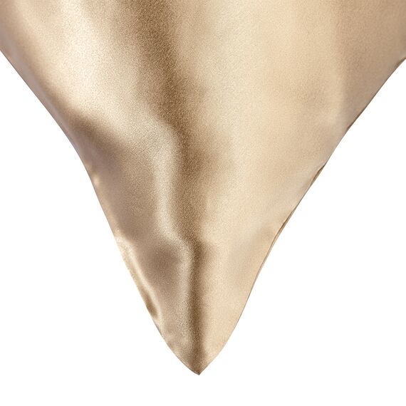 Наволочка из натурального шелка бежевого цвета из коллекции Essential, 50х70 см, Tkano, изображение 8