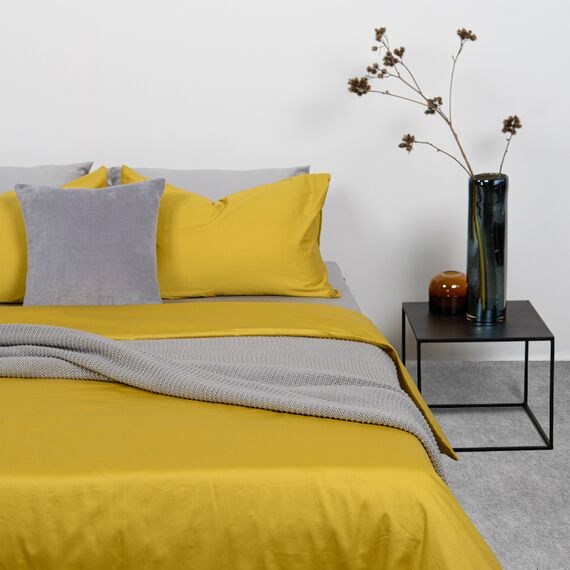 Подушка декоративная из хлопкового бархата серого цвета из коллекции Essential, 45х45 см, изображение 5