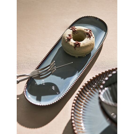 Овальное блюдо темно-серого цвета из коллекции Kitchen Spirit, Tkano, изображение 4