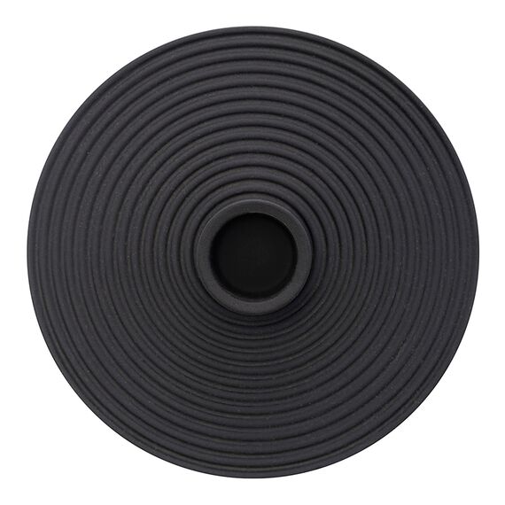 Подсвечник из каменной керамики графитового цвета из коллекции Essential, Tkano, изображение 3