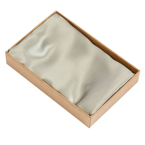 Наволочка из натурального шелка светло-серого цвета из коллекции Essential, 50х70 см, Tkano, изображение 14