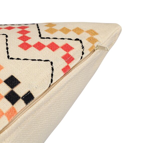 Подушка декоративная по мотивам башкирских орнаментов из коллекции Cultural Heritage, 45х45 см, Tkano, изображение 11