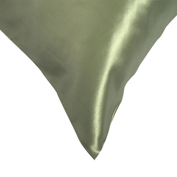 Наволочка из натурального шелка мятного цвета из коллекции Essential, 50х70 см, Tkano, изображение 8