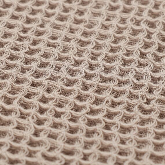 Покрывало вафельное из хлопка серо-бежевого цвета из коллекции Essential, 230х250 см, Tkano, изображение 11