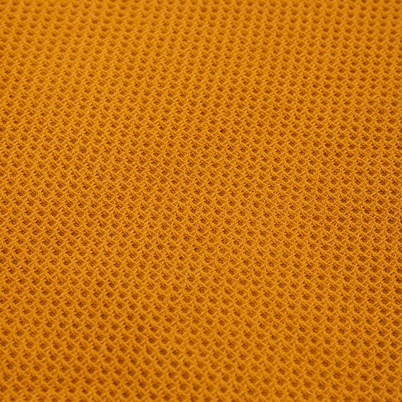 Полотенце банное вафельное цвета карри из коллекции Essential, 70х140 см, Tkano, изображение 5