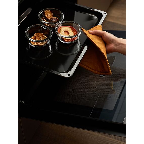 Прихватка из хлопка цвета карри из коллекции Essential, 22х22 см, Tkano, изображение 5