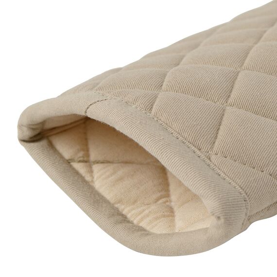 Прихватка-варежка из хлопка бежевого цвета из коллекции Essential, 33х17,5 см, изображение 2