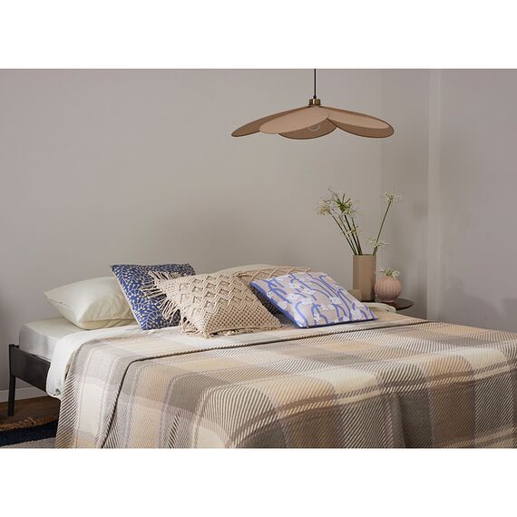 Покрывало из хлопка Warm traditions бежево-серого цвета из коллекции Essential, 180х250 см, Tkano, изображение 4