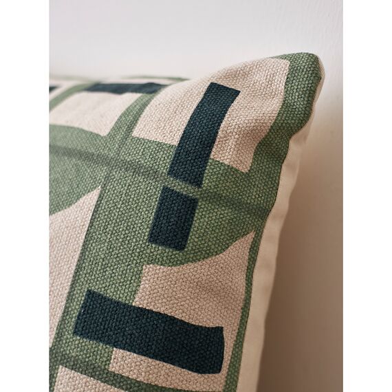 Подушка декоративная с геометрическим принтом из коллекции Ethnic, 45х45 см, Tkano, изображение 6