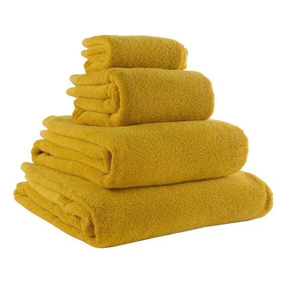 Полотенце для рук горчичного цвета из коллекции Essential, 50х90 см, изображение 3
