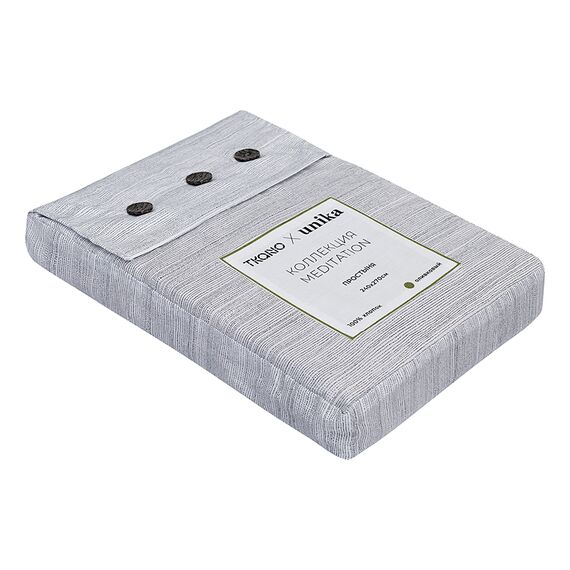 Простыня из сатина из коллекции Meditation, olive, 240х270 см, Tkano, изображение 10