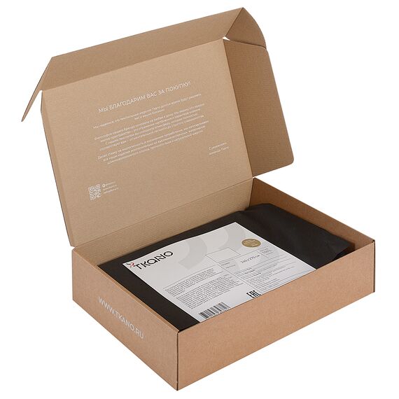 Простыня из сатина светло-коричневого цвета из коллекции Essential, 180х270 см, изображение 4