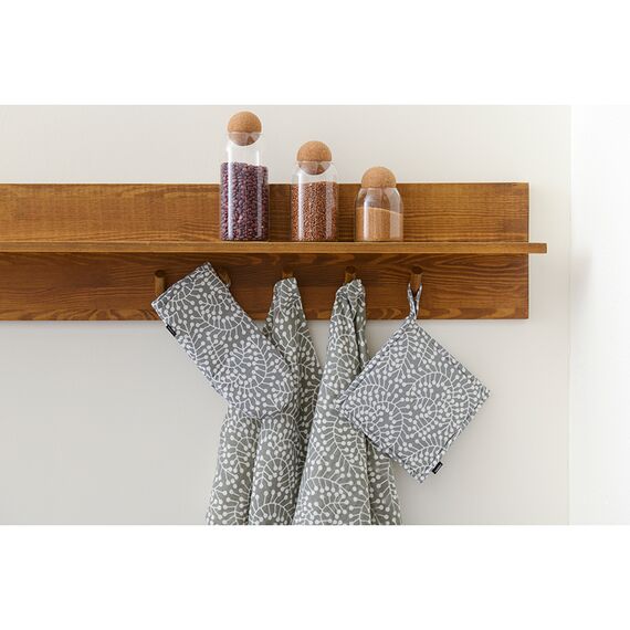 Прихватка серого цвета с принтом Спелая Смородина из коллекции Scandinavian touch, 22х22 см, изображение 2