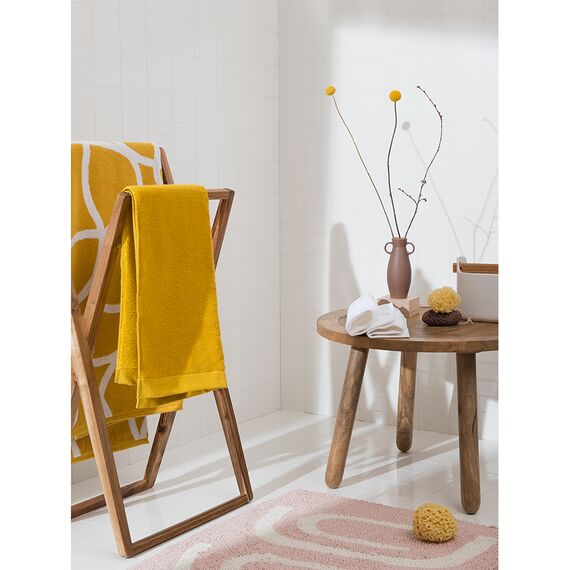 Полотенце для лица белого цвета из коллекции Essential, 30х30 см, изображение 4