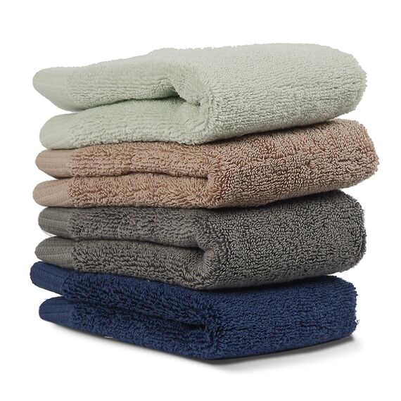 Полотенце для лица коричневого цвета из коллекции Essential, 30х30 см, изображение 6