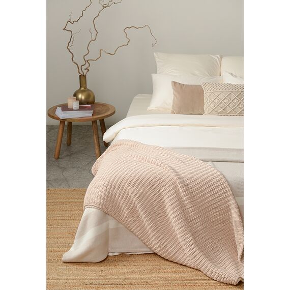 Покрывало базовое бежевого цвета из коллекции Ethnic, 230х250 см, изображение 3