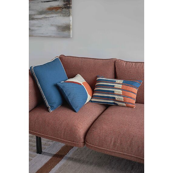 Подушка декоративная с контрастным кантом из коллекции Ethnic, 45х45 см, Tkano, изображение 4