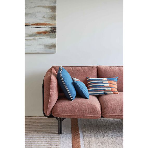 Подушка декоративная с контрастным кантом из коллекции Ethnic, 45х45 см, Tkano, изображение 2