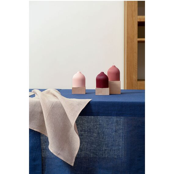 Салфетка сервировочная из стираного льна бежевого цвета из коллекции Essential, 45х45 см, изображение 4