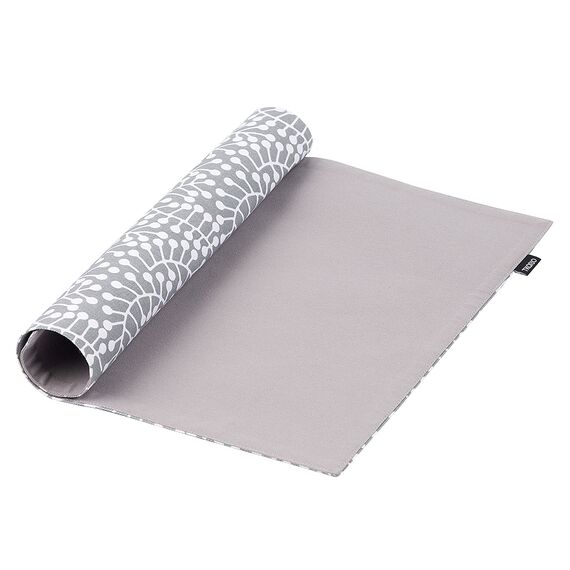 Салфетка двухсторонняя под приборы серая с принтом Спелая Смородина из коллекции Scandinavian touch, 35х45 см, изображение 3