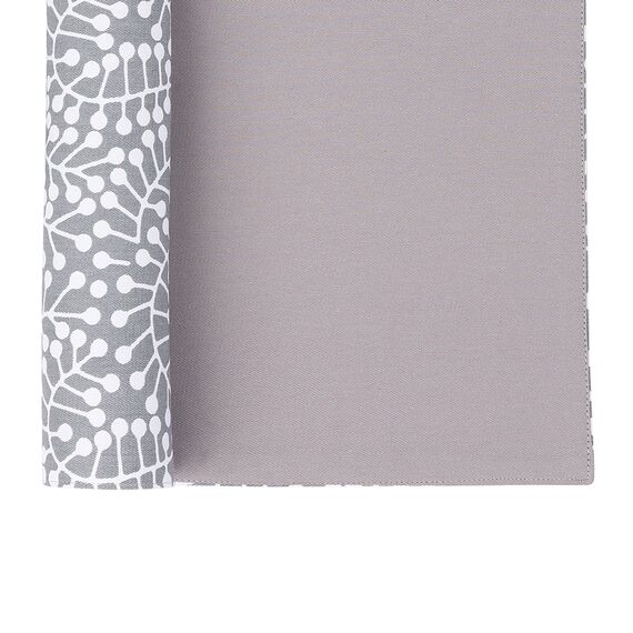 Салфетка двухсторонняя под приборы серая с принтом Спелая Смородина из коллекции Scandinavian touch, 35х45 см, изображение 4