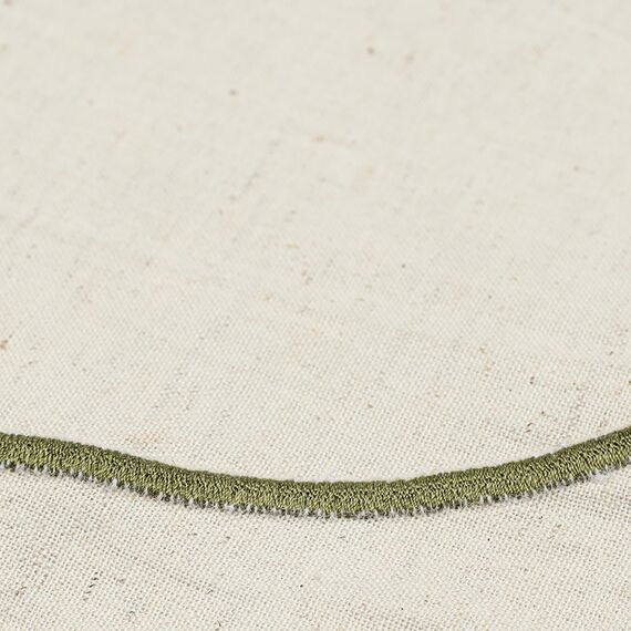 Салфетка под приборы Anemone из коллекции Trendy Ruffles, 40 см, оливковый, Tkano, изображение 4