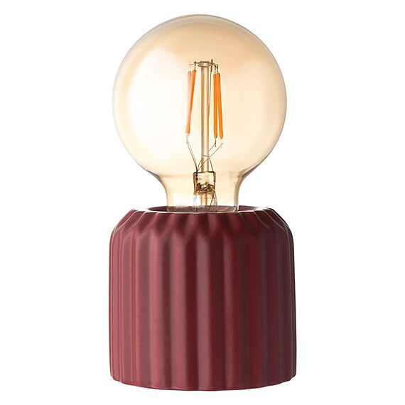 Светильник декоративный бордового цвета из коллекции Edge, Tkano