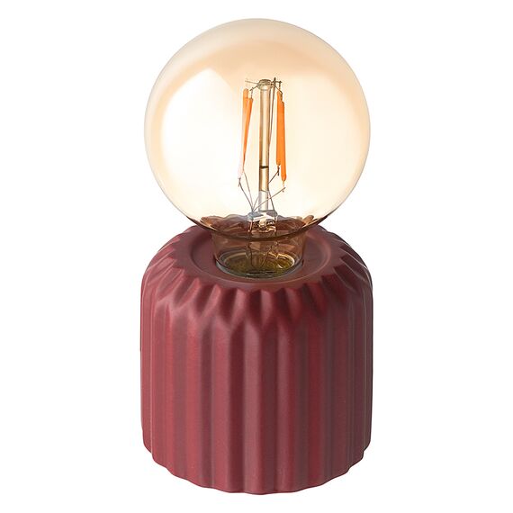 Светильник декоративный бордового цвета из коллекции Edge, Tkano, изображение 7