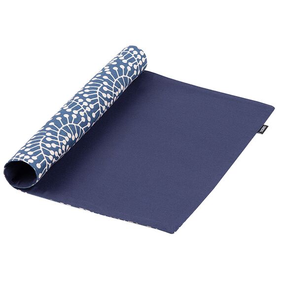 Салфетка двухсторонняя под приборы темно-синяя с принтом Спелая Смородина из коллекции Scandinavian touch, 35х45 см, изображение 3