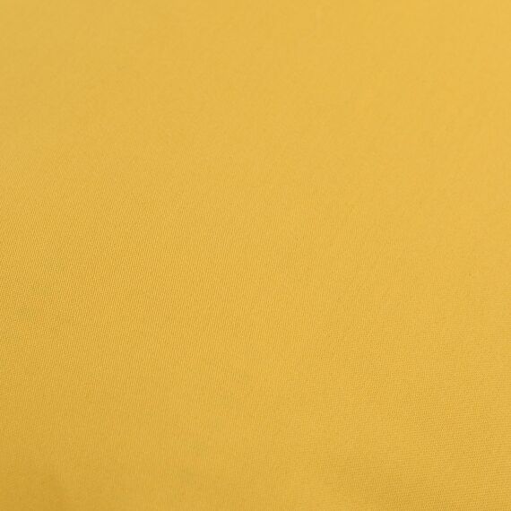 Простыня круглая на резинке из сатина горчичного цвета из коллекции Essential, 75х75х20 см, изображение 3