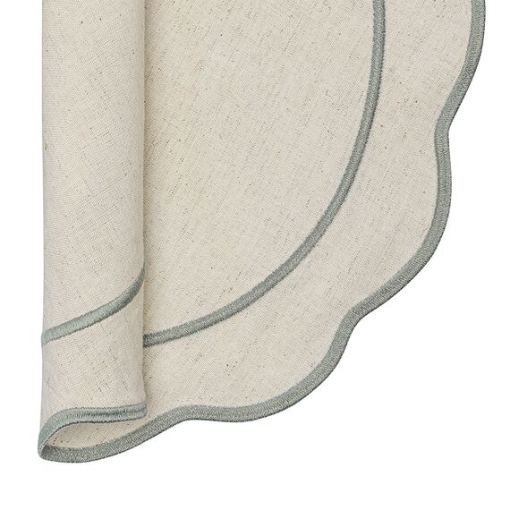 Салфетка под приборы Anemone из коллекции Trendy Ruffles, 40 см, серый, Tkano, изображение 3