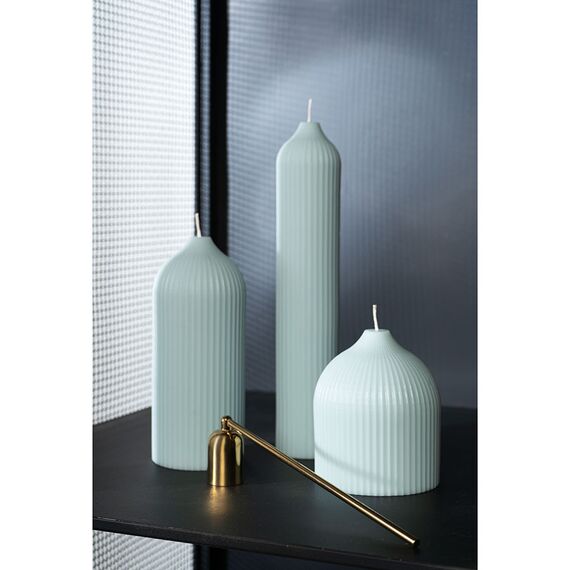 Свеча декоративная мятного цвета из коллекции Edge, 16,5 см, Tkano, изображение 2