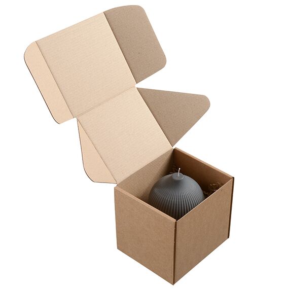 Свеча декоративная графитового цвета из коллекции Edge, 10,5см, Tkano, изображение 2