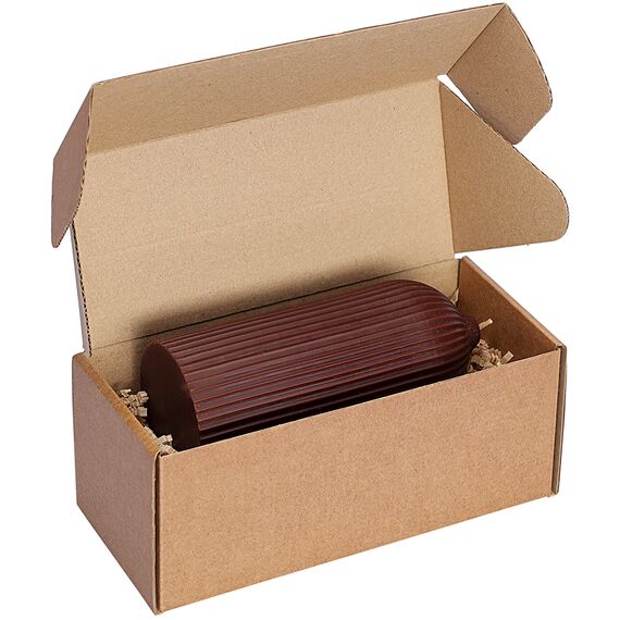 Свеча декоративная коричневого цвета из коллекции Edge, 16,5 см, Tkano, изображение 2